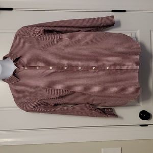 Cranberry and clean checked dress shirt